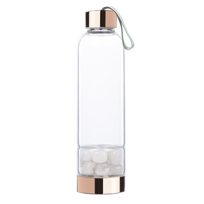 Glass bottle KANJO clear quartz 0.45 L
