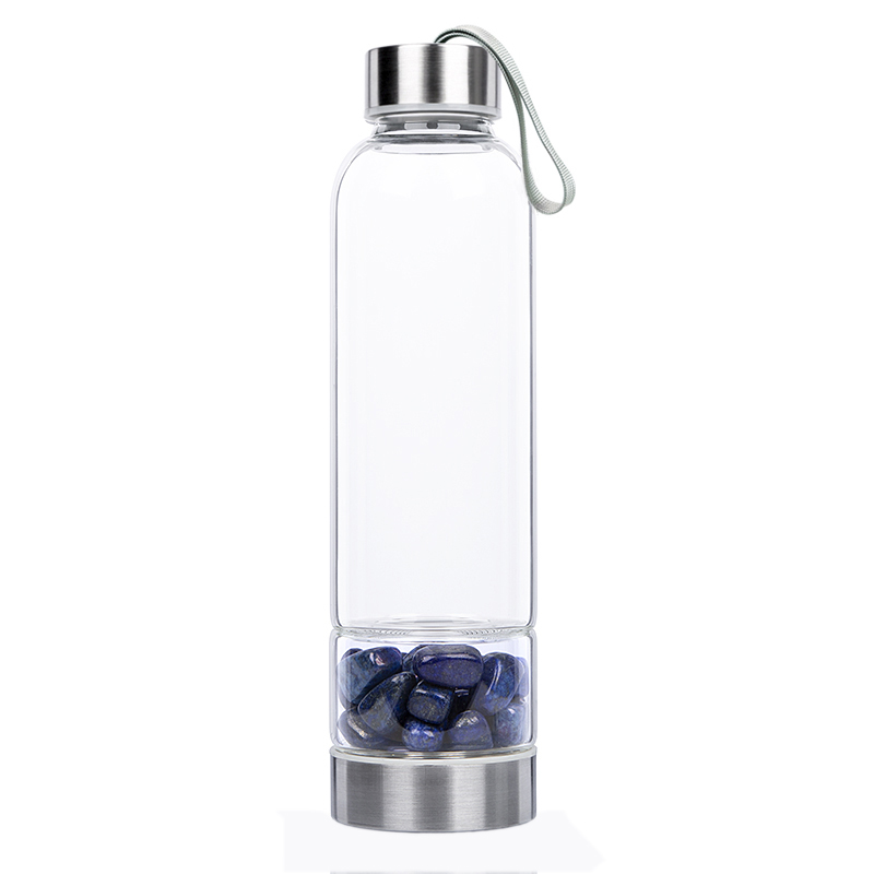 Glass bottle KANJO lapis lazuli 0.45 L